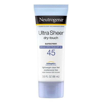 Neutrogena Sun Ultra Sheer Dry-Touch Sunscreen Lotion SPF45 3oz #7955