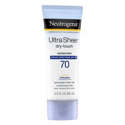 Neutrogena Sun Ultra Sheer Dry-Touch Sunscreen Lotion SPF70 3oz #7702