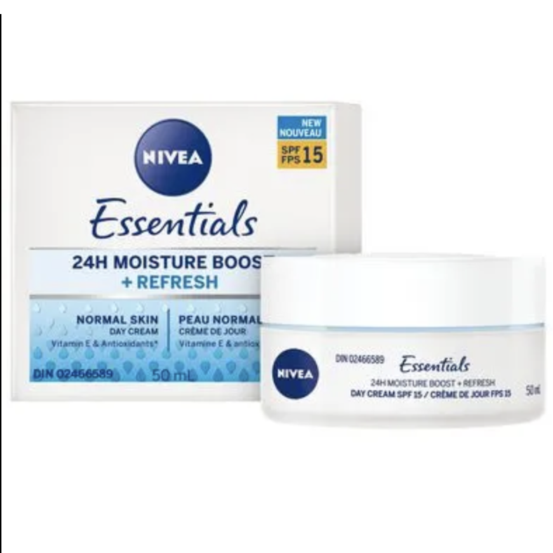 Nivea Essentials 24Hour Hydrating Day Cream SPF15 50ml #7591 (81152)