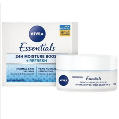 Nivea Essentials 24Hour Hydrating Day Cream SPF15 50ml #7591 (81152)