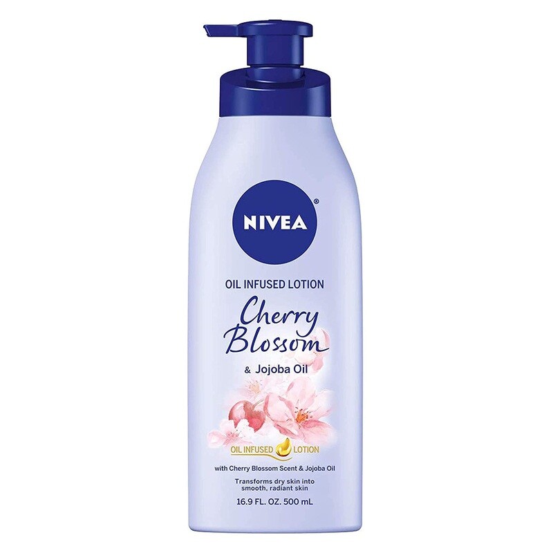 Nivea Cherry Blossom Body Oil Lotion 200ml #2169 (88428)