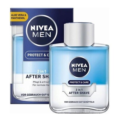 Nivea Men Protect &amp; Care 2-in-1 Aftershave Lotion 100ml #3091