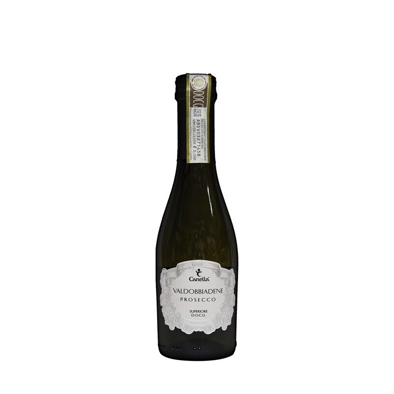Canella Wines Valdobbiadene Prosecco 200ml Mini #1288 (24 per case)