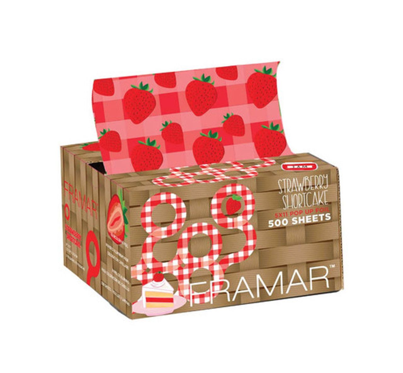 Framar Strawberry Shortcake 5x11 Pop Up Foil Sheet 500ct #0383