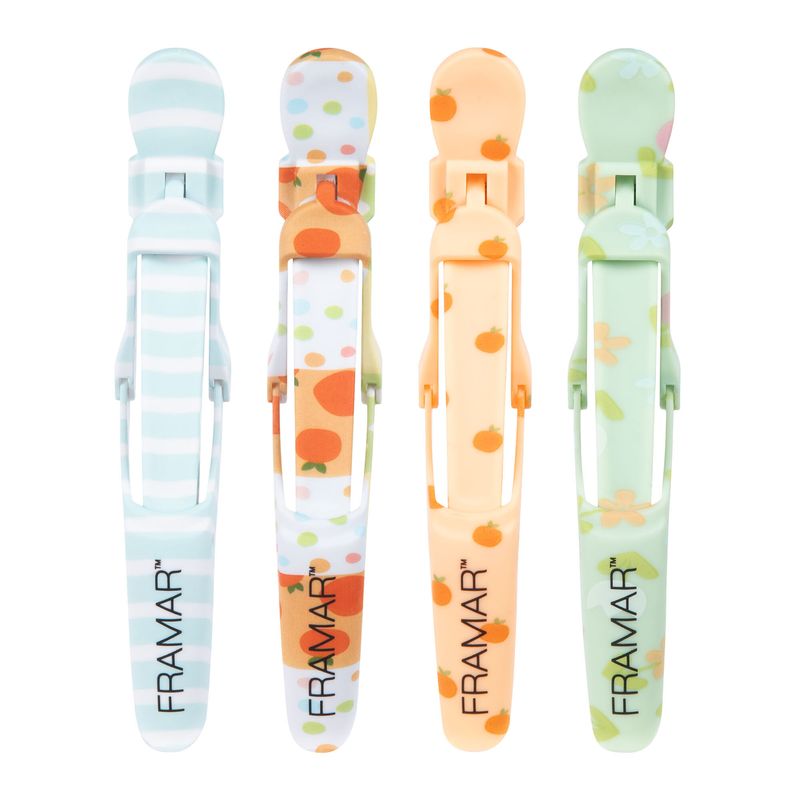 Framar Gator Grips Quilted Clips 4ct #1042