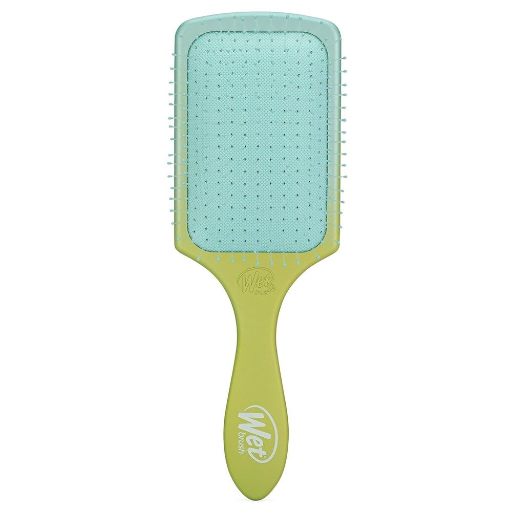 Wet Brush Paddle Detangler - Green/Blue #0764