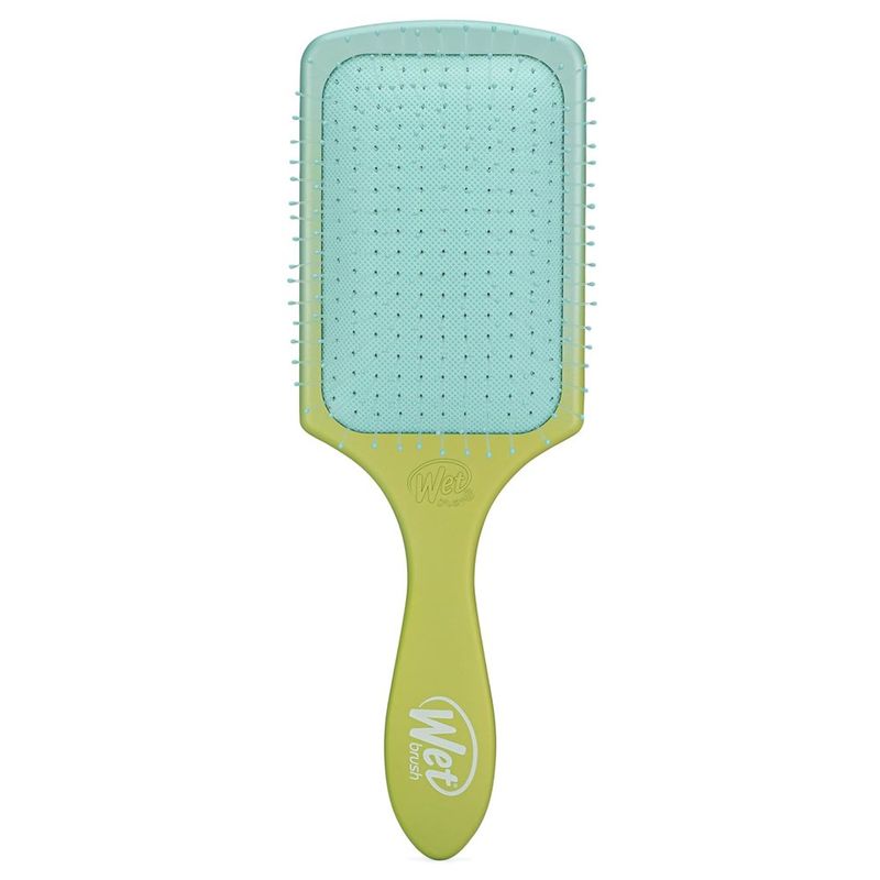 Wet Brush Paddle Detangler - Green/Blue #0764
