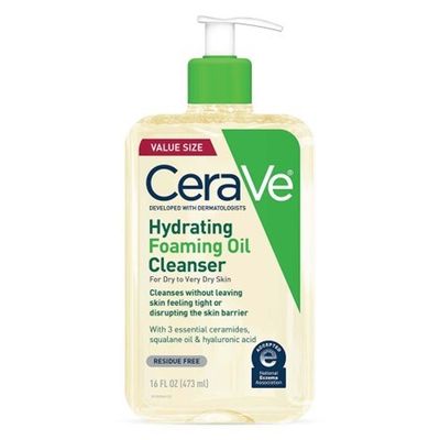 Cerave Hydrating Foaming Oil Cleanser 16oz #9358 