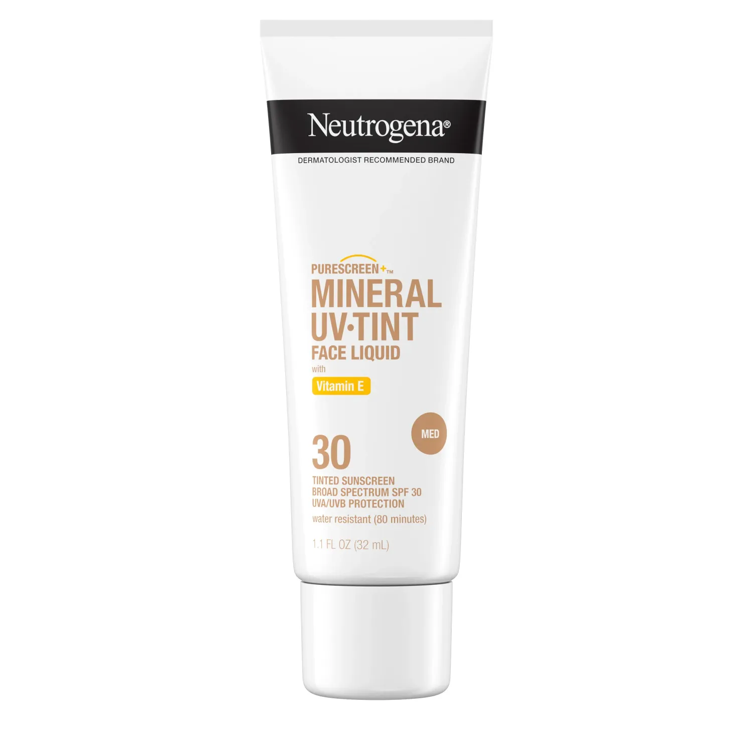 Neutrogena Sun Mineral UV Tint Face Liquid SPF30 - Medium #4183