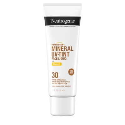Neutrogena Sun Mineral UV Tint Face Liquid SPF30 - Medium Deep #4206