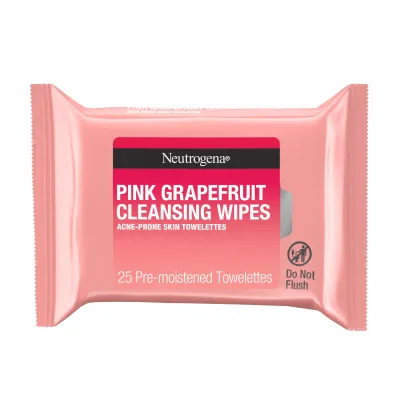 Neutrogena Pink Grapefruit Facial Cleansing Wipes #3941