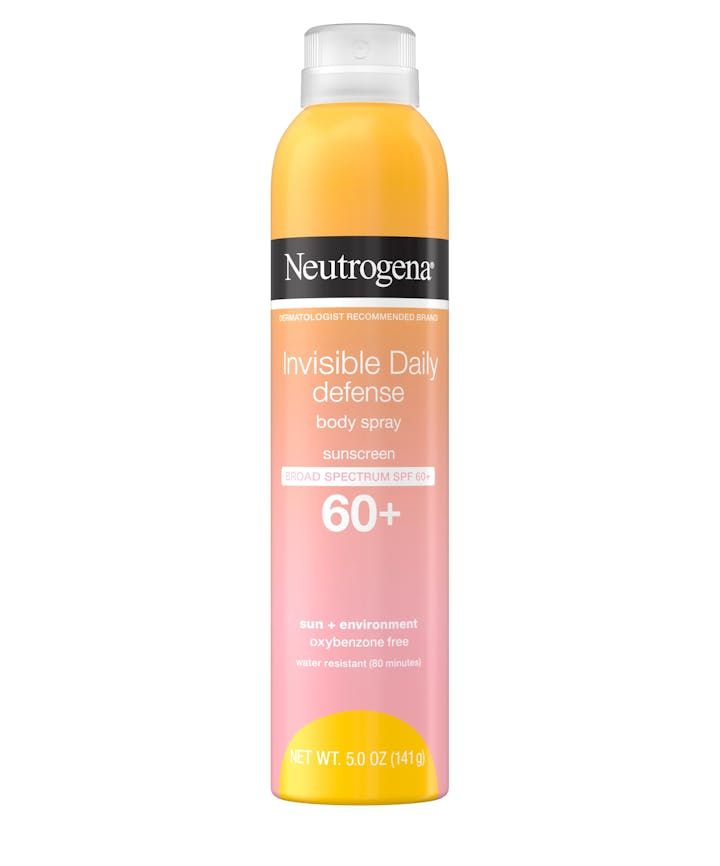 Neutrogena Sunscreen Invisible Daily Defense Body Spray 60+ #6491