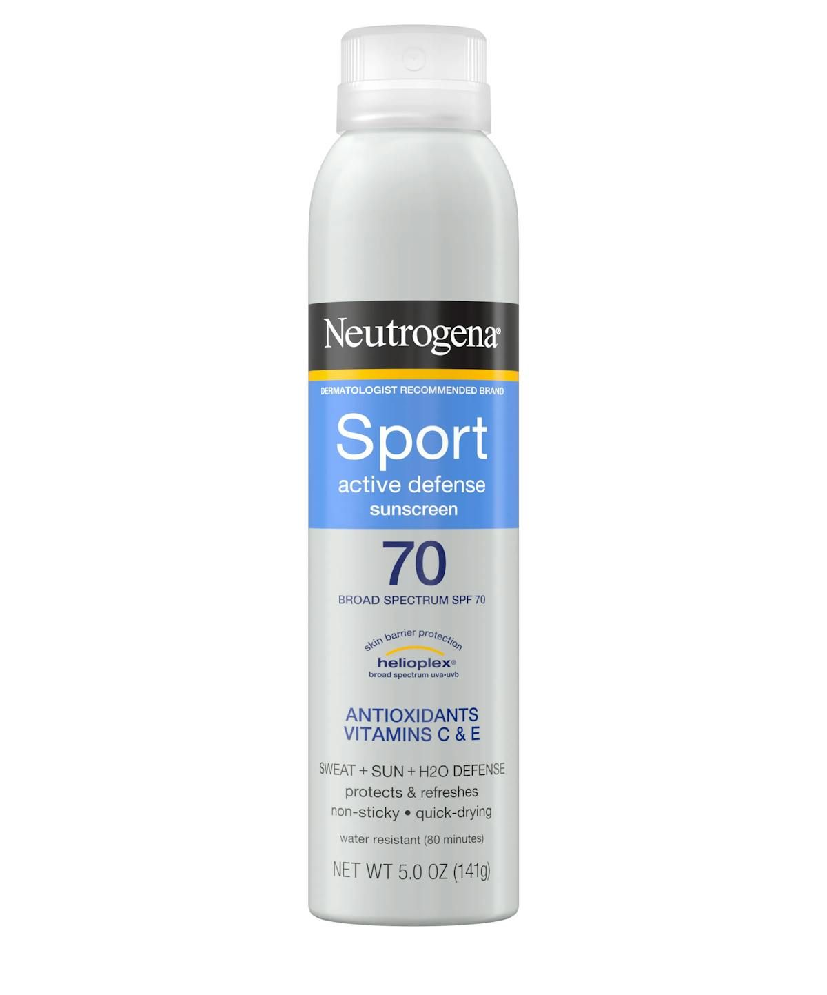 Neutrogena Sun Sport Active Defense Spray SPF70 5oz #7979