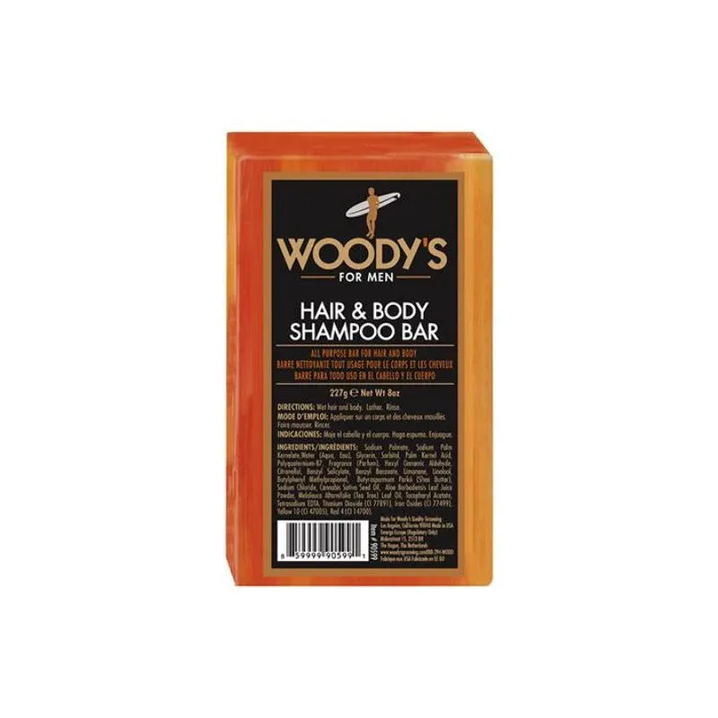 Woody's Hair &amp; Body Shampoo Bar 8oz #5992