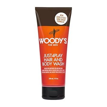 Woody&#39;s Just4Play Hair &amp; Body Wash 8oz #6616