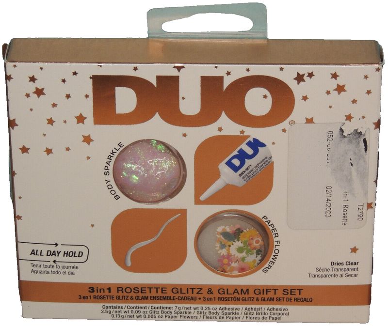 Duo Adhesive 3-in1 Rosette Glitz &amp; Glam Gift Set #8190