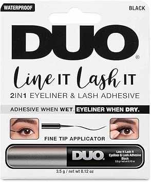 Duo Adhesive Line It Lash It Adhesive and Eyeliner Black (Waterproof) #9494