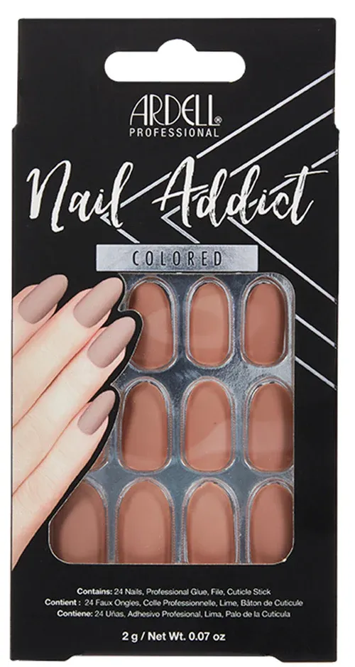 Ardell Nail Addict Colored - Barely There Nude 3ct (66411) #4111