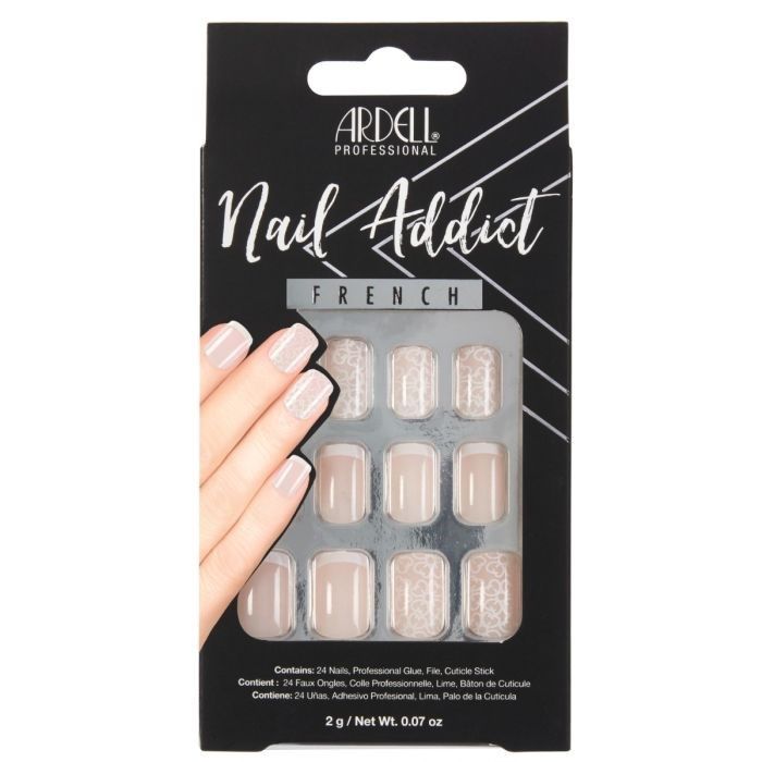 Ardell Nail Addict French - French &amp; Lace 3ct (63862) #8624