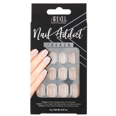 Ardell Nail Addict French - French &amp; Lace 3ct (63862) #8624