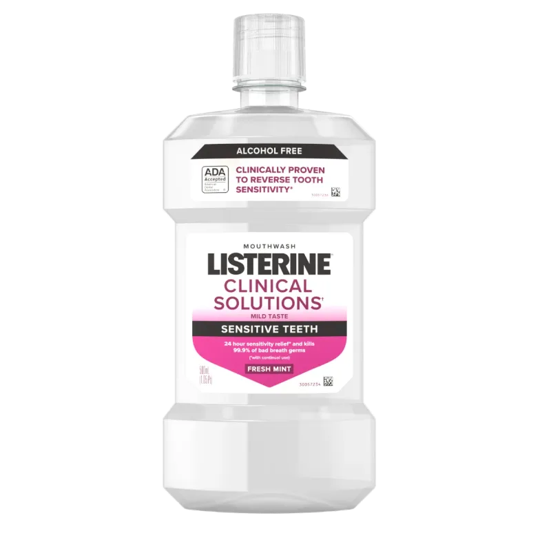 Listerine Clinical Solutions Sensitive Teeth  500ml (6 per case) #2289