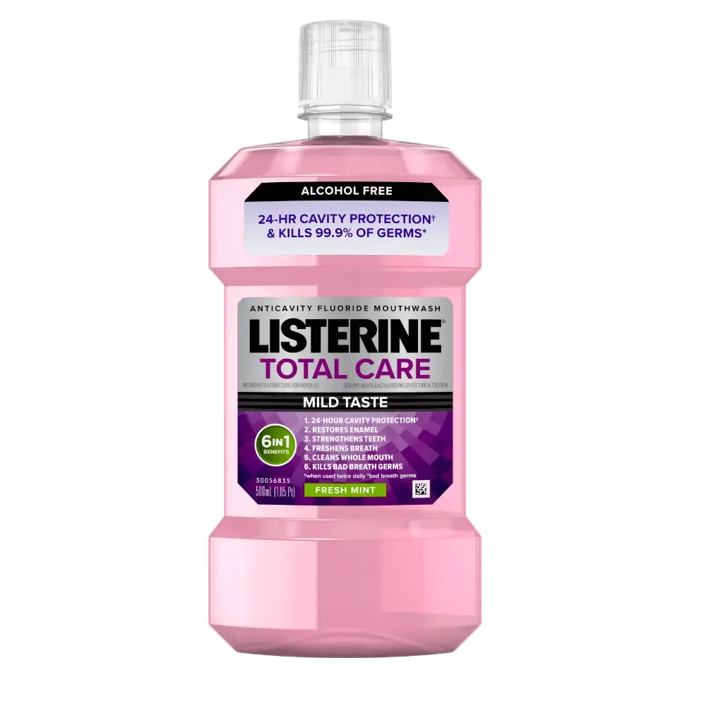 Listerine Total Care Freshmint Zero Alcohol 500ml (6 Pieces per case) #6966