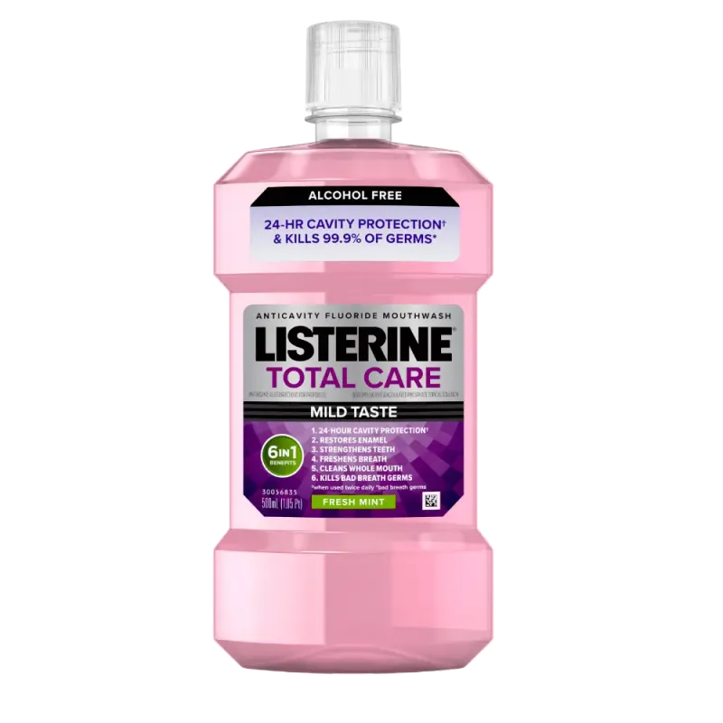 Listerine Total Care Freshmint Zero Alcohol 500ml (6 Pieces per case) #6966