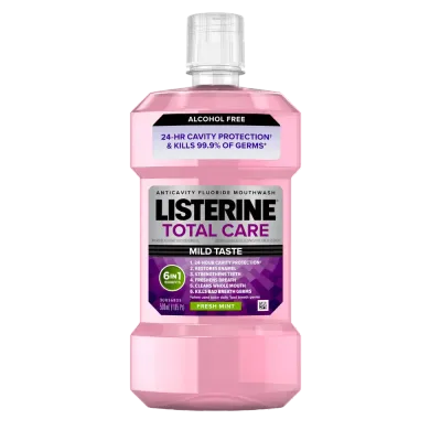Listerine Total Care Freshmint Zero Alcohol 500ml (6 Pieces per case) #6966
