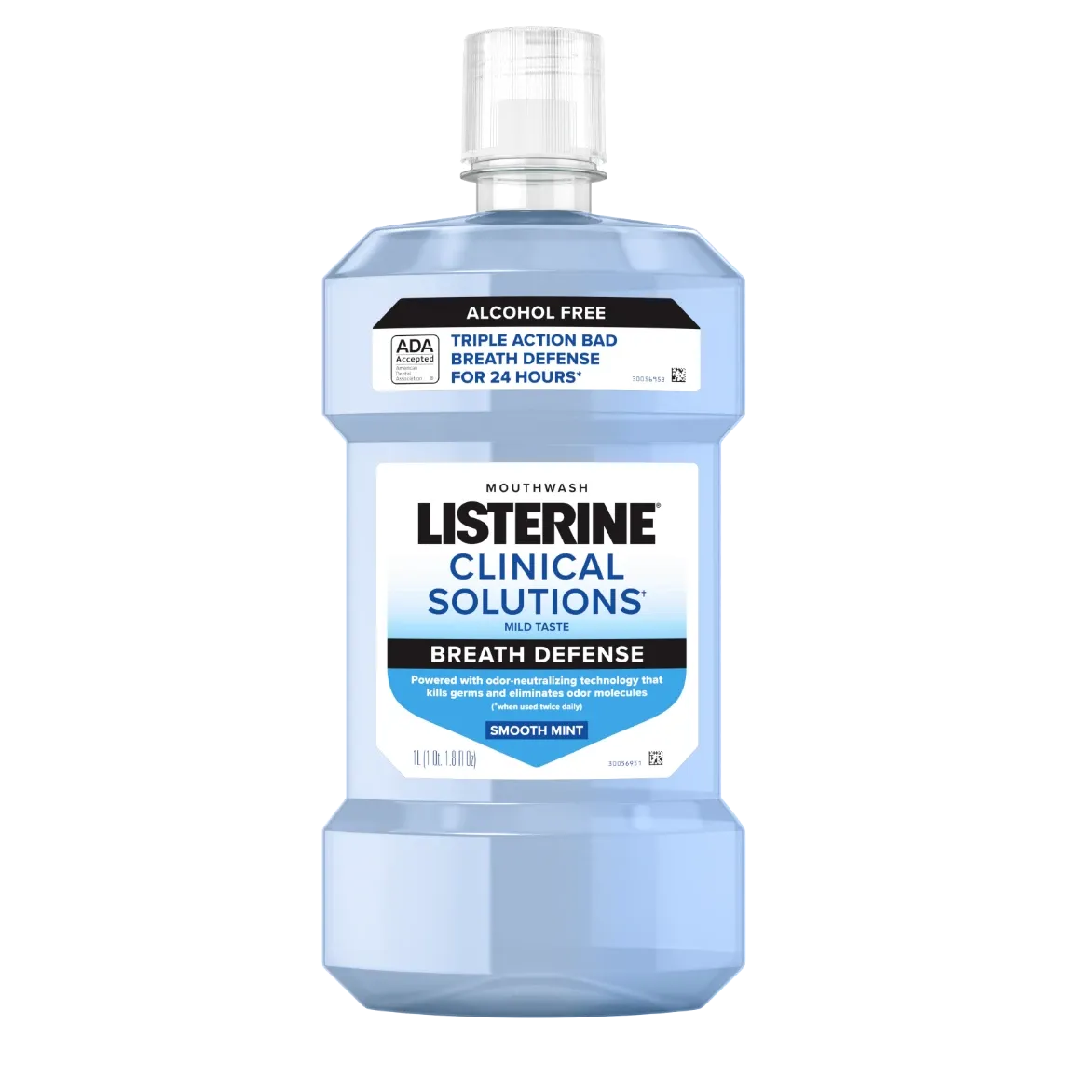 Listerine Clinical Solutions Breath Defense - Smooth Mint 500ml (6 per case) #2748