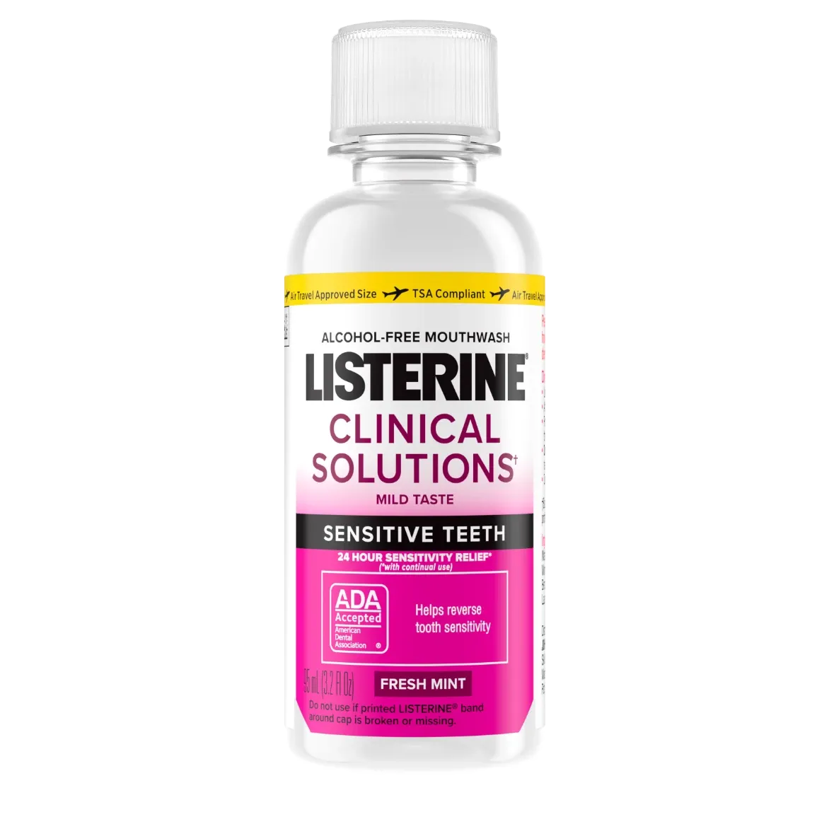 Listerine Clinical Solutions Sensitive Teeth  95ml (24 per case) #2299