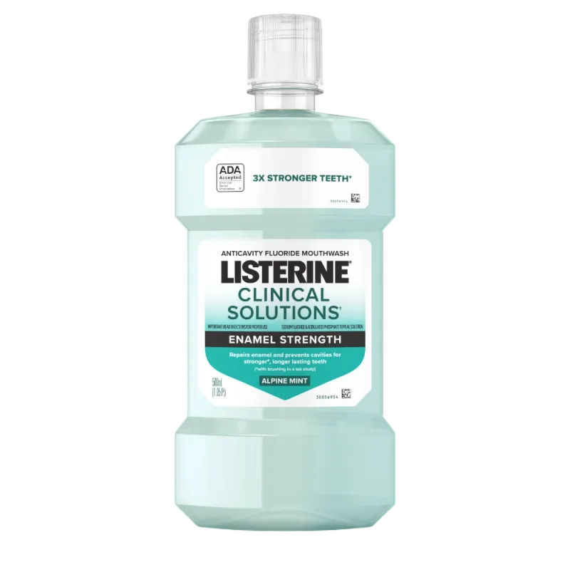 Listerine Clinical Solutions Teeth Strength - Alpine Mint 500ml (6 per case) #2731
