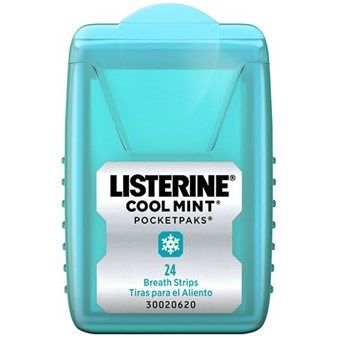 Listerine Cool Mint Pocketpacks 24ct (12 per display) #3104