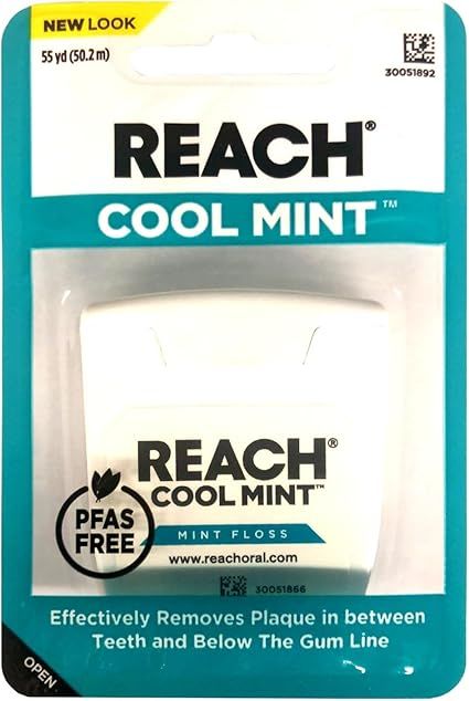 Reach Listerine Cool Mint Floss 55yd #3957