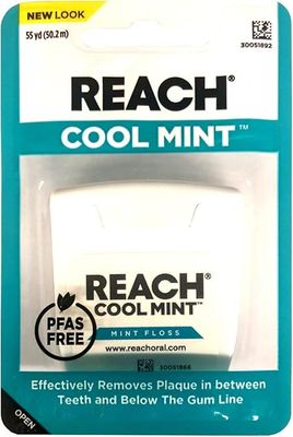 Reach Listerine Cool Mint Floss 55yd #3957