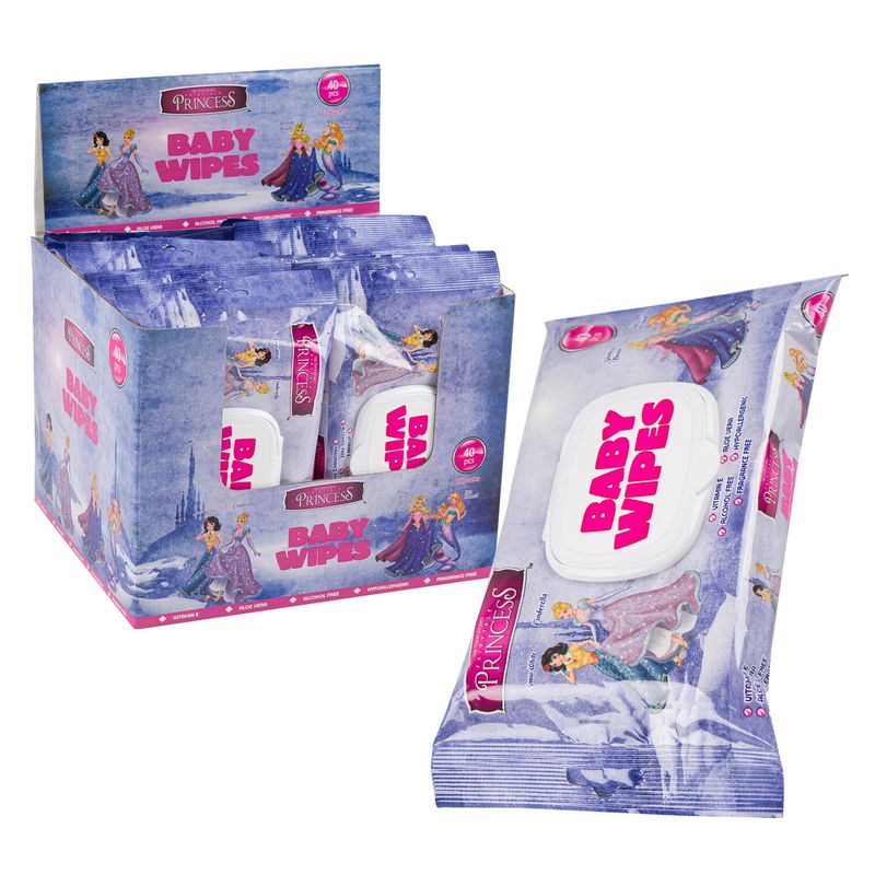 REACH Princess Baby Wipes (12 per display) #6578