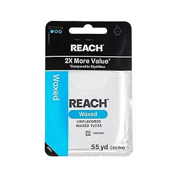 Reach Waxed Unflavored Floss 55yd #3858
