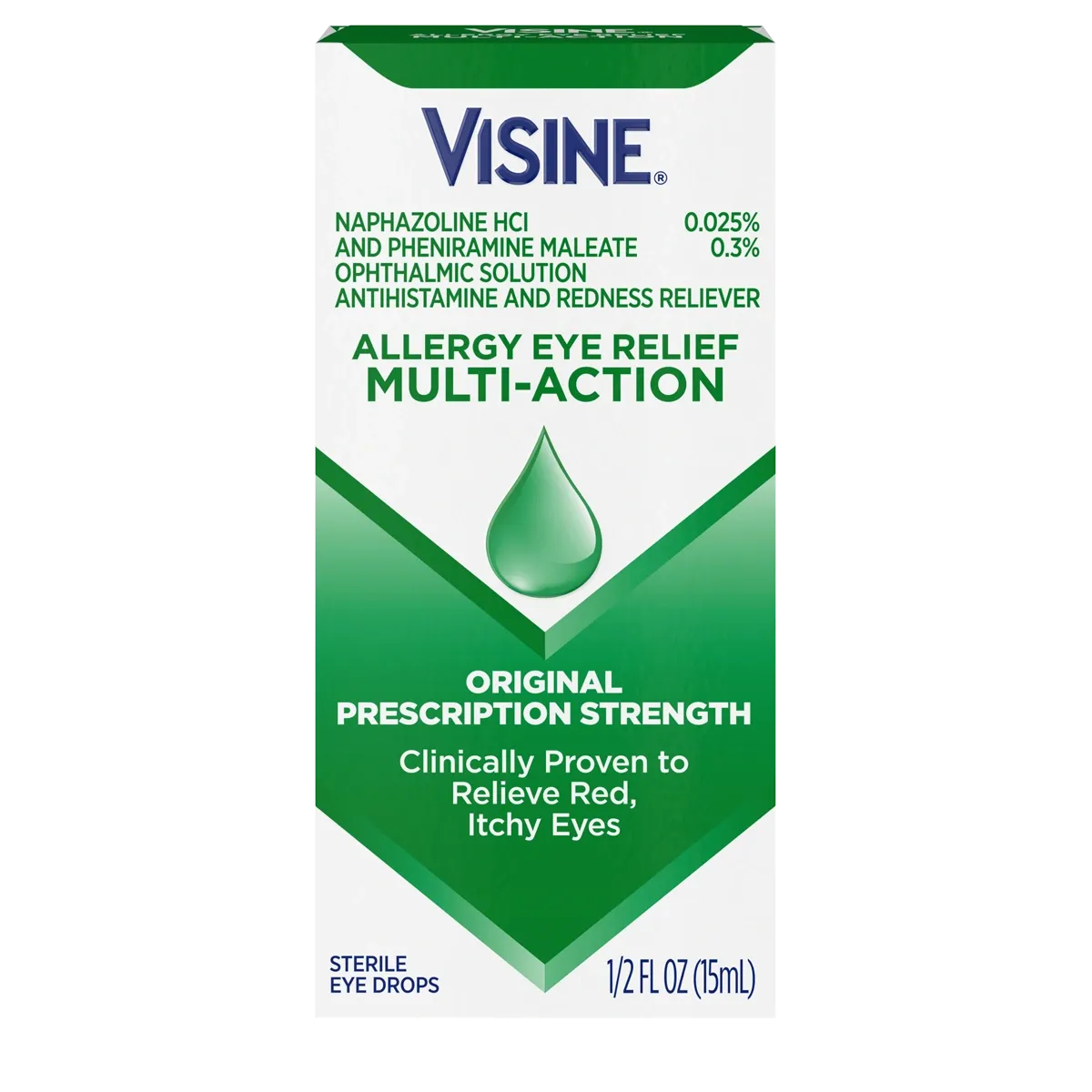 Visine Allergy Eye Relief Multi-Action 15ml (36 pieces per case)  #3789