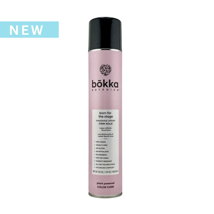 Bokka Botanika Born for the Stage Finishing Hair Spray - Firm Hold 500ml #7070  