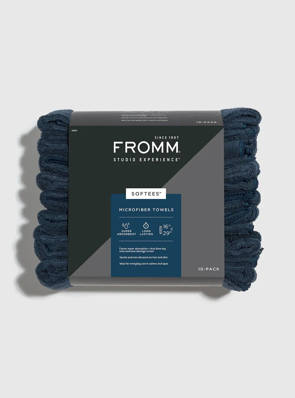 Fromm Softees Towel (BlueBlack), 10 Pack#0061