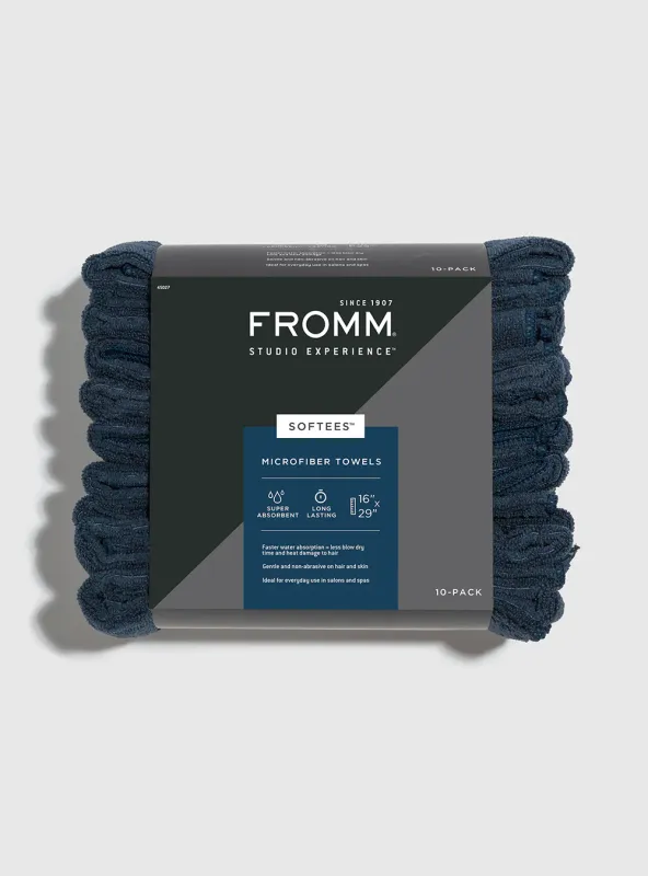 Fromm Softees Towel (BlueBlack), 10 Pack#0061