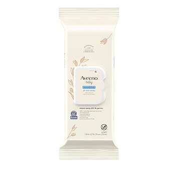 Aveeno Baby Sensitive All Over Wipes 64ct #7690