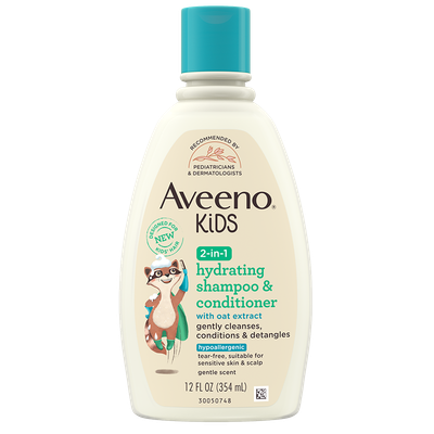 Aveeno Kids 2 in 1 Shampoo &amp; Conditioner 12 OZ#1184