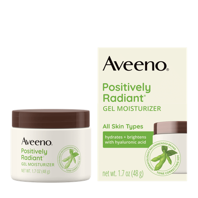 Aveeno Positively Radiant Gel Moisturizer 1.7oz#6371