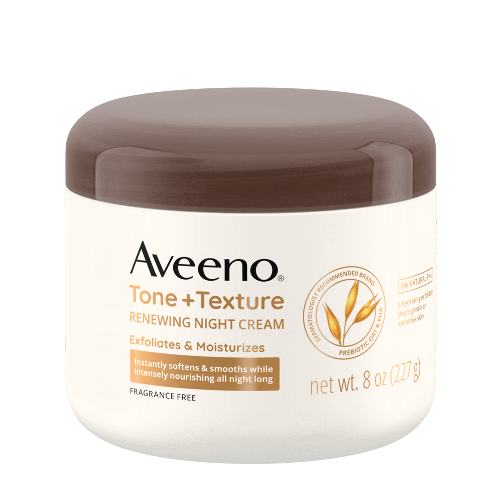 Aveeno Tone+Texture Renewing Night Cream 8oz #1856