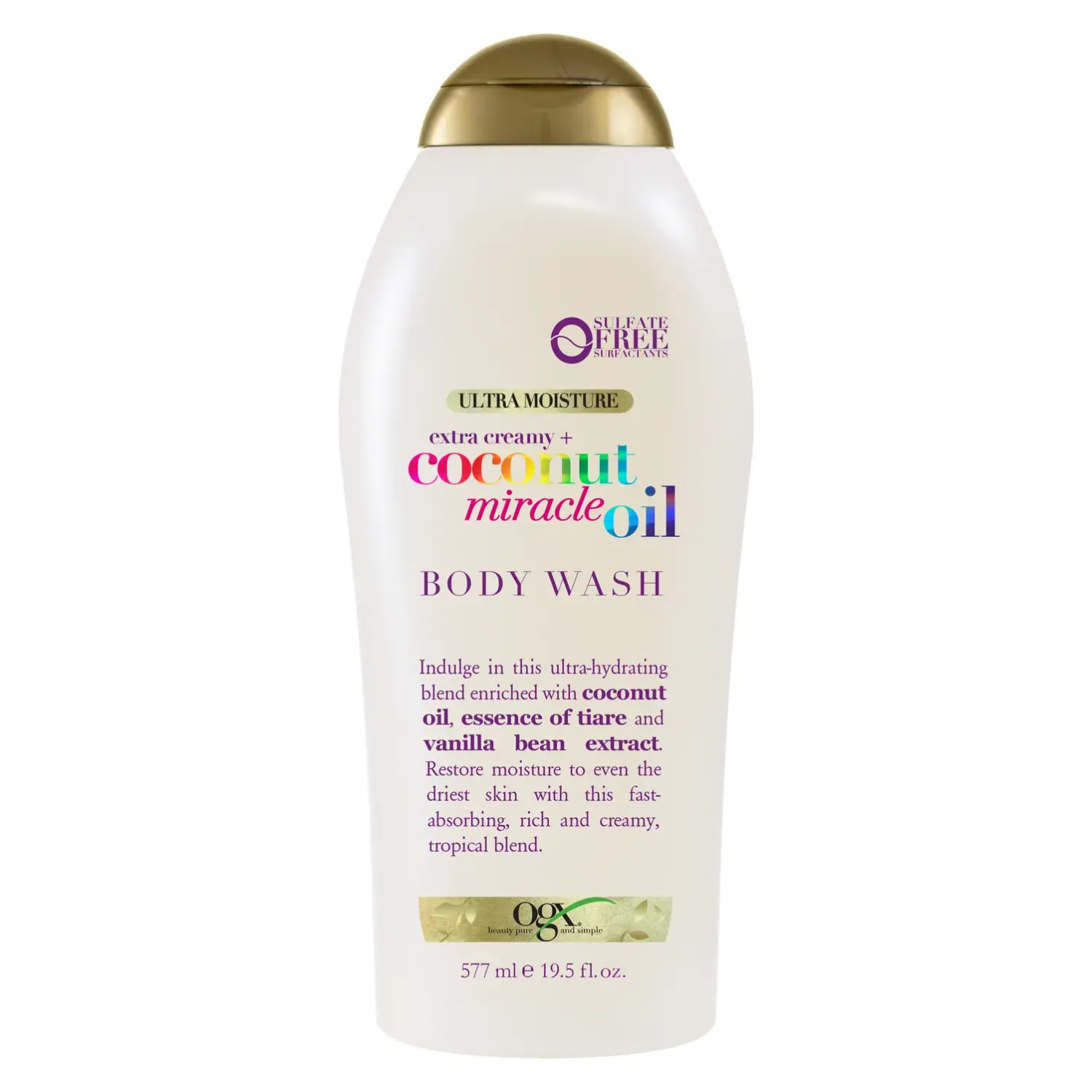 OGX Coconut Miracle Oil Body Wash 19.5oz #4131