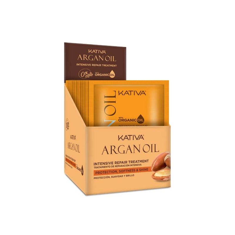 Kativa Argan Oil Intensive Repair Treatment Display (12 Sachet) #7654