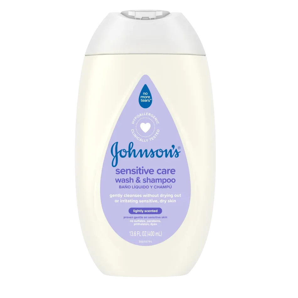 Johnson&#39;s Baby Sensitive Care Wash &amp; Shampoo 400ml #1078