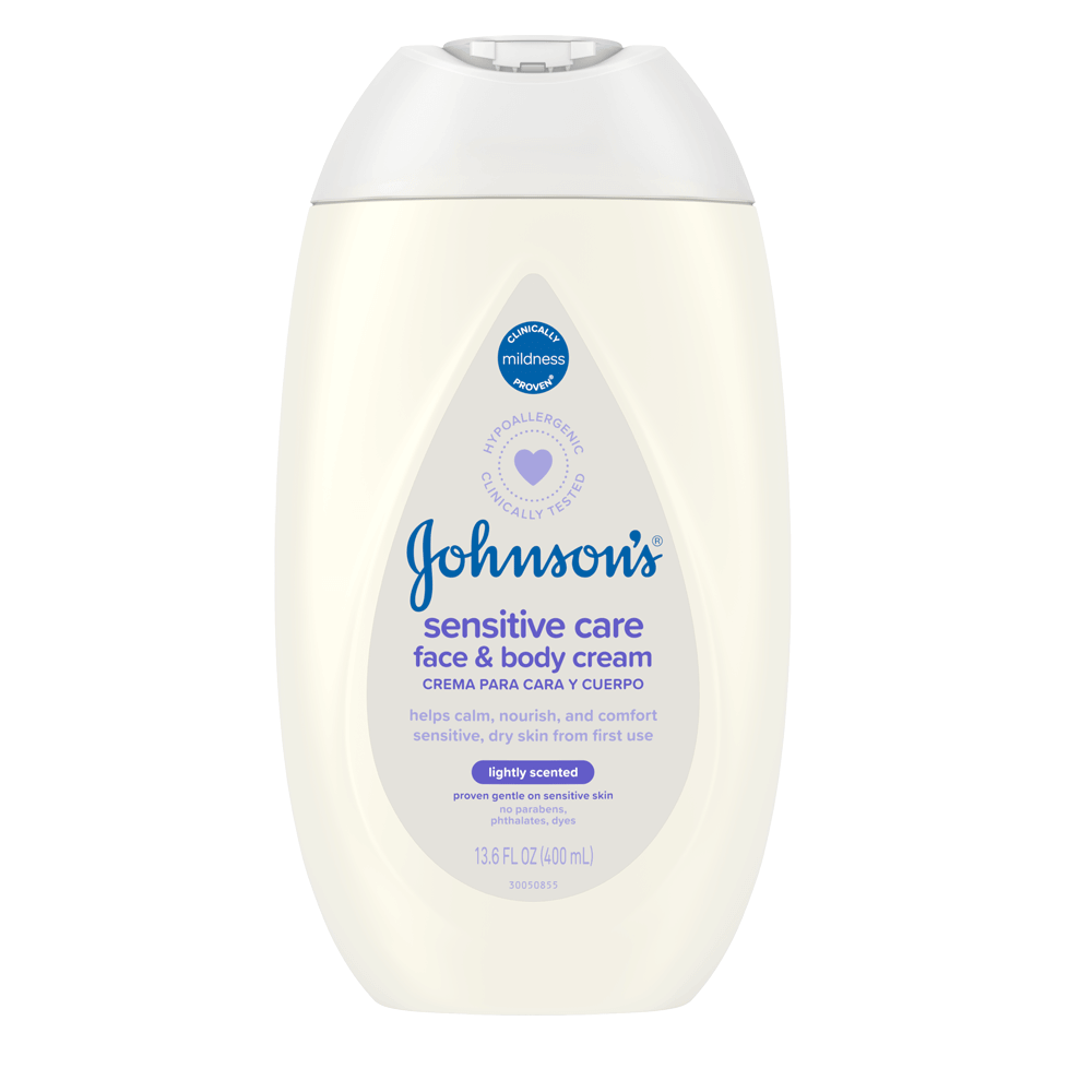 Johnson&#39;s Baby Sensitive Care Face &amp; Body Cream 400ml #1054