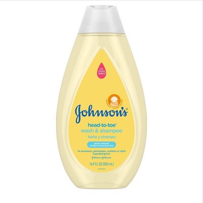 Johnson&#39;s Baby Head-to-Toe Wash &amp; Shampoo 1.7oz (mini) #4836