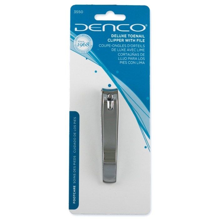 Denco Deluxe Toenail Clipper with File (3550) #5004